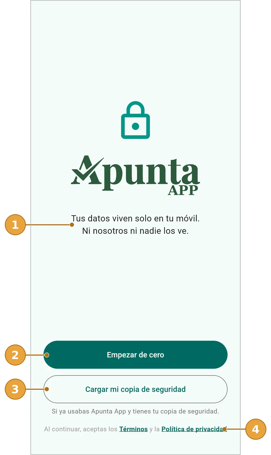 La primera pantalla